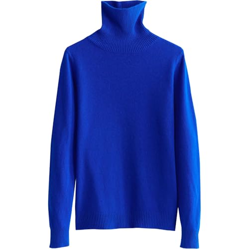 Women's Turtleneck Wool Cashmere Sweater Women's Pullover Slim Fit Sweater