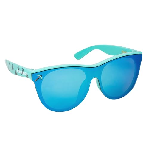 Image of ARKAID Minecraft Boys Sunglasses | Official Minecraft Gear | 100% UV Protection | Official Minecraft Boys Sunglasses and Sports Wraps | Impact Resistant | Gift Idea | Fits Most Kids