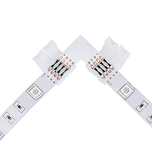 Iriisy 20Pz Connettore Striscia Led 4 Pin per 10mm...