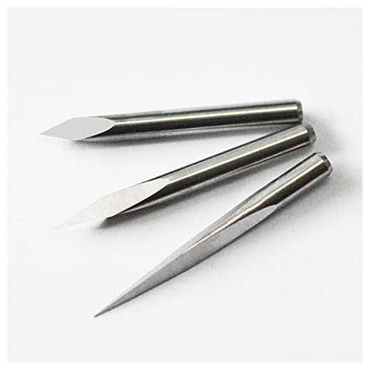 10st 3,175 Tre kantade skarp kniv Straight kniv CNC gravering maskin verktyg sten metall relief gravyr cutter (Color : 3.175X20degreeX0.4)