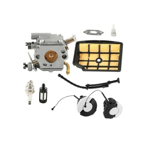Joint et carburateur MS200T avec bouchon réservoir essence pour tronçonneuse thermique