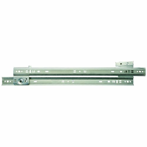 Knape & Vogt Side Mount Zinc Drawer Slide, 28-Inch, Pair