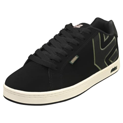 Etnies Fader Mens Skate Trainers in Black Green - 8.5 UK