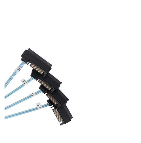 Cable SATA 0.5 m 4x a 4-SAS para servidor miniatura 2