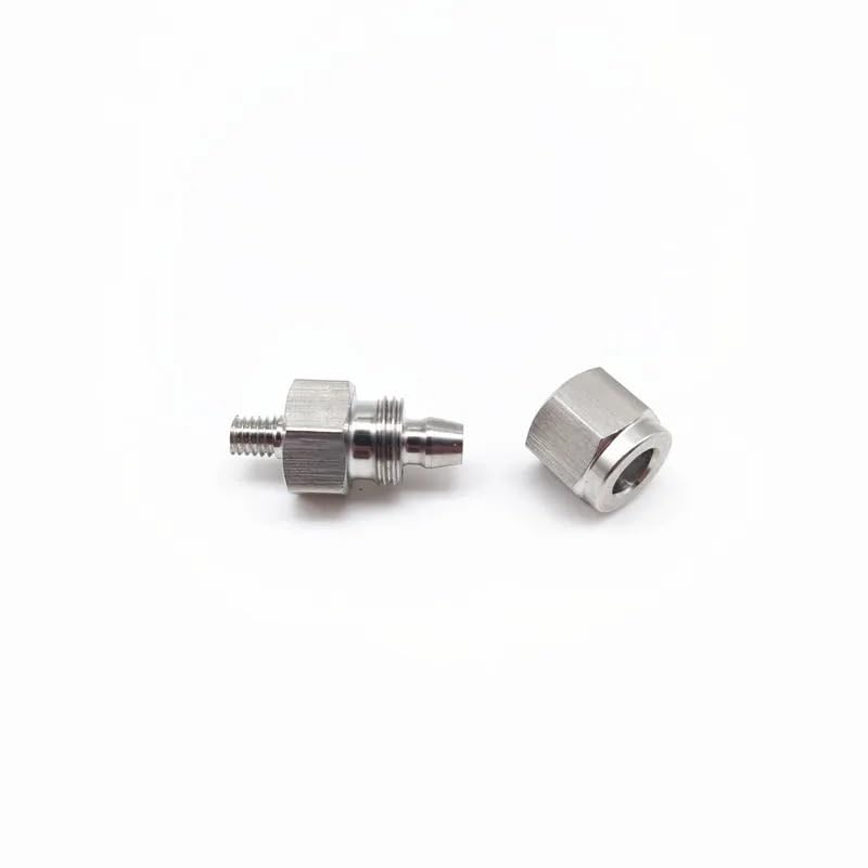 1 conector acoplador de junta de tornillo rápido M6 de acero inoxidable 304 OD de 8 mm AIQFTGSNS