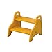 Physiologischer Toilettenhocker Hilfskinderhocker für Kinder, Waschen Doppelschicht-Stufen-Stuhlhocker, Baby-WC-Hocker, Multifunktions-rutschfester Hocker WC-Trittbrett Fußstütze ( Color : Yellow )