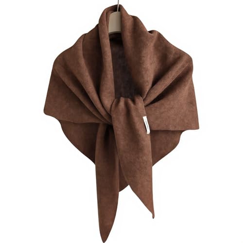 MLPKOI Dreieckstuch aus Wolle Strick Dreieck Schal, Vielseitig...