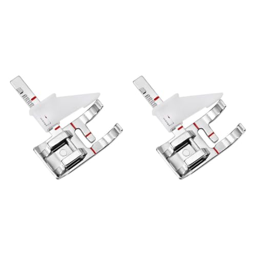 Set de 2 piezas de prensatelas para máquina de coser metal