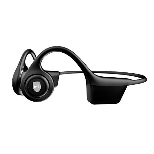 Mixcder Écouteurs Bluetooth à Conduction Osseuse Casque sans Fil de Sport avec Microphone Oreillettes Étanche Bluetooth 5.0, Auriculaires à Oreilles Libre pour Course à Pied, Escalade, Conduite