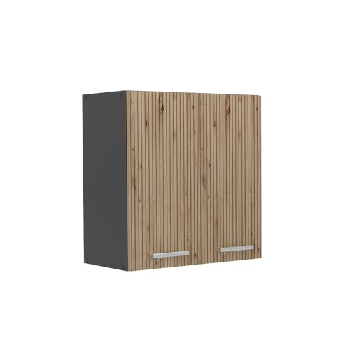 Vicco Elément Haut de Cuisine R-Line, Chêne Artisan, 60cm, pour Une Combinaison Libre au Sein de systèmes de Cuisine modulaires