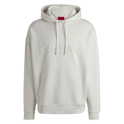 HUGO Men's Tonal Logo Hooded Sweatshirt