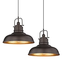ホッター　カリブ zeyu 3-Light Flush Mount Ceiling Light, 15 Inch Farmhouse