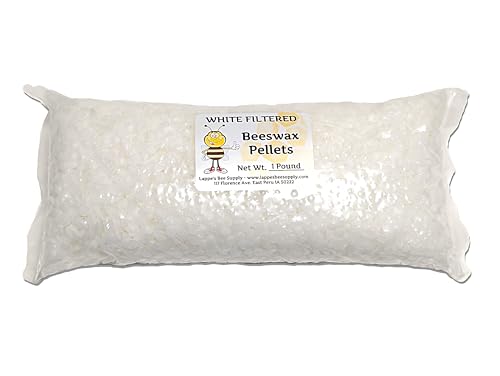 Lappe's Bee Supply - White Filtered Beeswax - 1 lb. Pellets