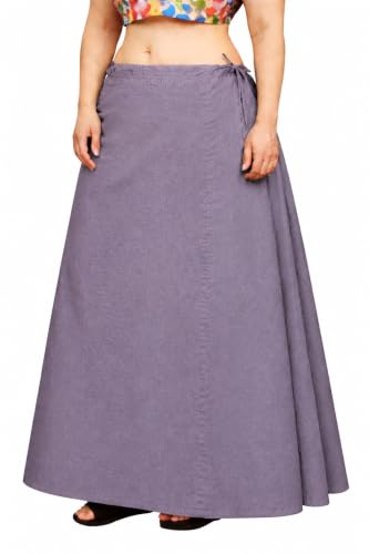 Image of CITIX Pure Cotton Petticoat for Women's Saree | Adjustable Drawstring Waist