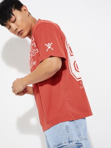Image of Max URB N Men One Piece Print Oversized T-Shirt