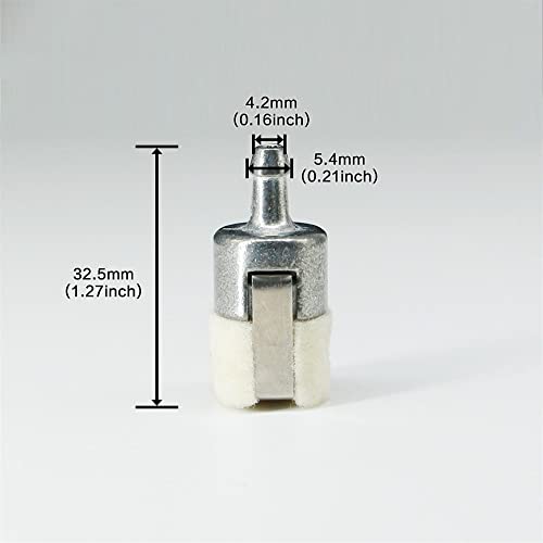 5Pcs Gas Fuel Filters Compatible With Homelite Stihl Pouland Echo Carburetor Chainsaws 1Z686