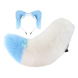 Design : ensemble de 2 oreilles et de queue en peluche ludique