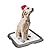 PAWISE Pet Pee Pad Holder, Dog Potty Tray, Portable Puppy Training Pad Tray,Indoor Pet Toilet for Dogs/Cats,23.5"*23.5"