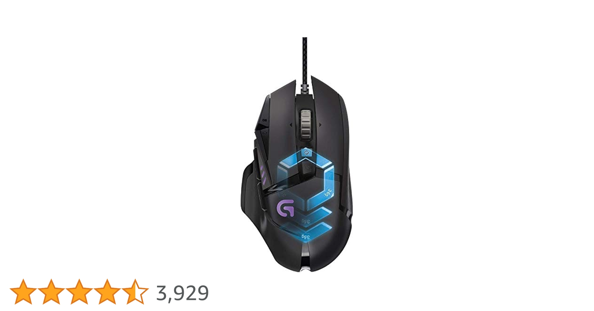 Amazon.co.jp: G502 Proteus Spectrum RGB Tunable Gaming Mouse