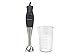 BEPER BP.654 Frullatore a immersione,220 W, Acciaio inox, 2 lame acciaio, Doppia velocità,Bicchiere graduato 650 ml incluso,Cavo 1,20 cm,Impugnatura ergonomica,Nero