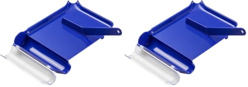 Image of Medarchitect Right Hand Pill Counting Tray with Spatula (Blue - L Shape) (Pack of 2)