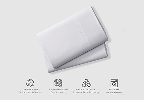 Courtyard By Marriott Hotel Signature Pillowcases - Soft, Breathable Cotton Blend Pillowcases Exclusively For Courtyard - White - Set Of 2 - King #TOP2