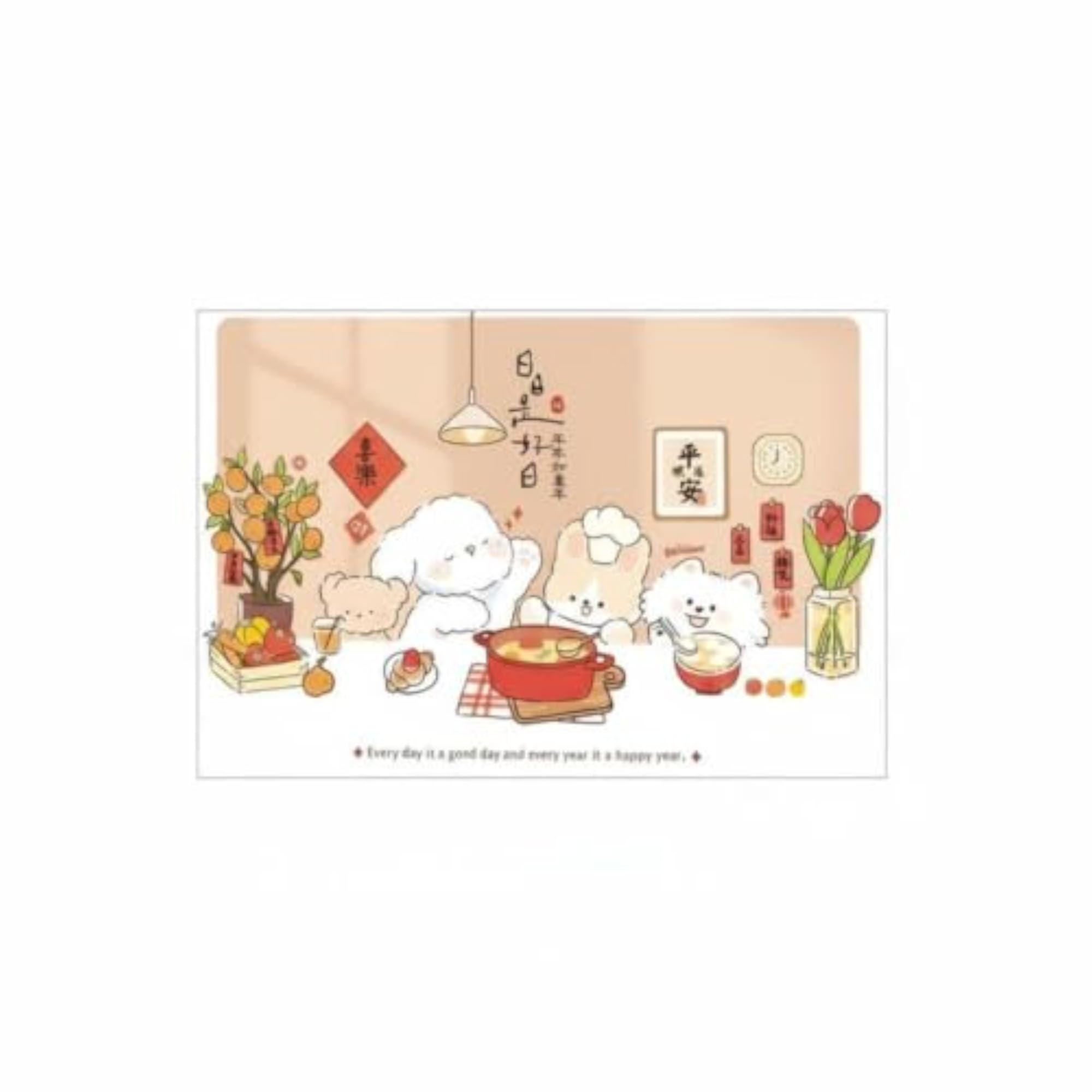 Chinese New Year Kitchen Oil-Resistant Sticker