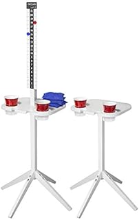 GoSports ScoreCaddy Outdoor Scoreboard Keeper with Drink Holders – Perfect Accessory for Backyard Cornhole and Yard Games