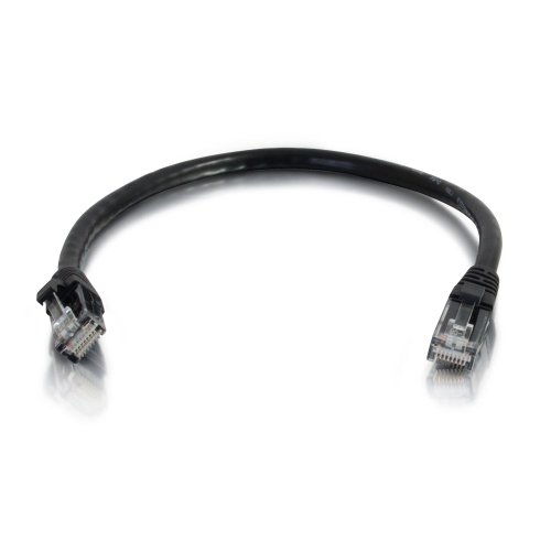 C2G 15196 Cat5e Cable - Snagless Unshielded Ethernet Network Patch Cable, Black (7 Feet, 2.13 Meters)