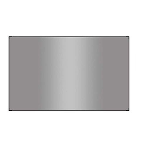 IUBGFTO Pantalla de proyector, 60-130 Pulgadas 16:9 Pantalla de proyección Suave Recubrimiento de Metal Anti-luz Alta Imagen Contraste de Color Vivo Cortina de proyector portátil HD (72 Pulgadas)
