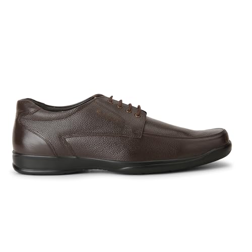 Red Chief RC3499 Brown Leather Formal Shoes - Image 2