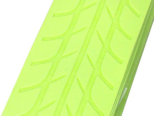 薄型0.6mm 手に吸い付く 絶対ズレない リプレイスメント オーバーグリップテープ ウェット ロング ライムイエロー 1本 硬式テニス 軟式テニスグリップ バドミントン【HORIZONホライズン】