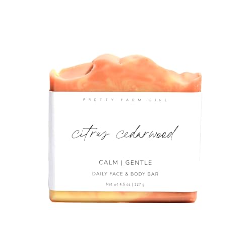 Pretty farm girl Citrus Cedarwood Soap Bar