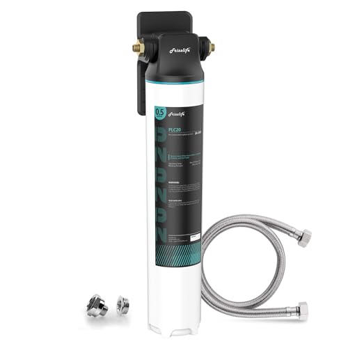 Frizzlife SW20 Under Sink Water Filter System, NSF/ANSI 53&42 Certified, 0.5 Micron Reduces 99.99% Lead, Chlorine, Bad Taste & Odor, Direct Connect Water Filter, 3 Years High Capacity, USA T