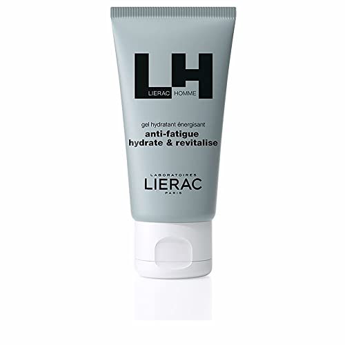 Lierac Homme Gel Idratante Energizzante e Rivitalizzante Viso e Contorno Occhi da Uomo, per Tutti i...
