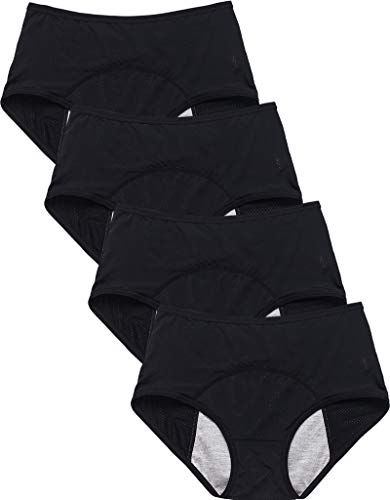 Hellove - Bragas menstruales a prueba de fugas - Negro - S