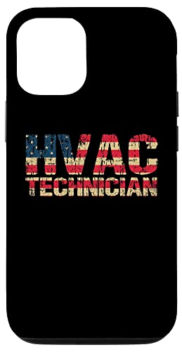 iPhone 11 Vintage HVAC Experts Flag USA HVAC Technician DAD Men Case