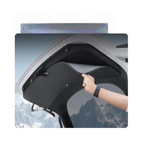 Panel protector de maletero impermeable para Model Y Juniper de cuero 7