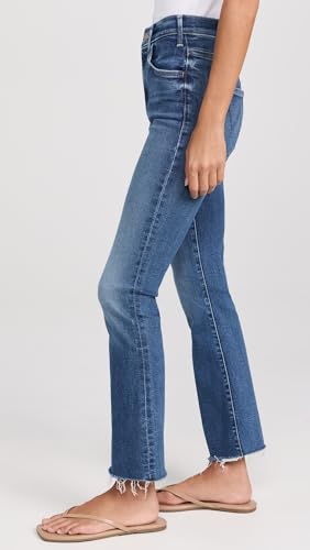MOTHER Women's The Hustler Ankle Fray Jeans4
