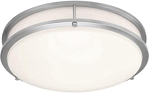 Access Lighting 20508LEDD-BS/ACR Solero III Flush Mount, 1-Light 25 Watts, Brushed Steel