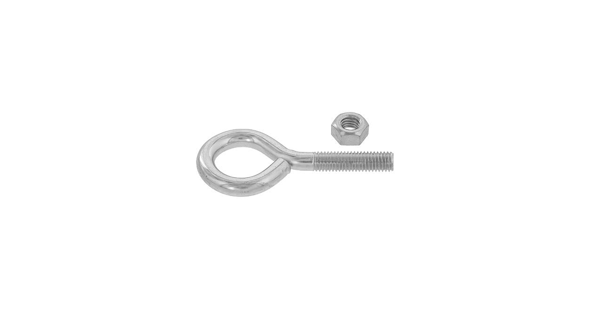 アイボルト(ステンレス製)　100個 エスコ M10x 63mm 全ねじアイボルト(左ねじ/ステンレス製