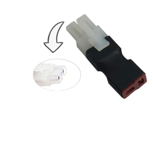Adaptador Tamiya macho sin cables conector compacto de conversion Deans T hembra 4 piezas 4