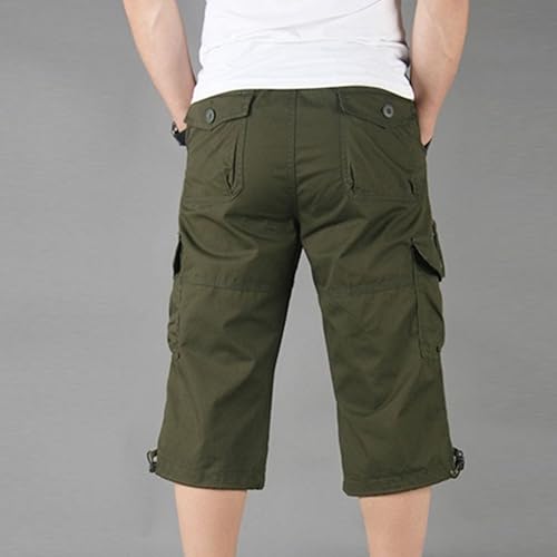 Shorts casual cargo deportivos de algodón para hombre miniatura 3