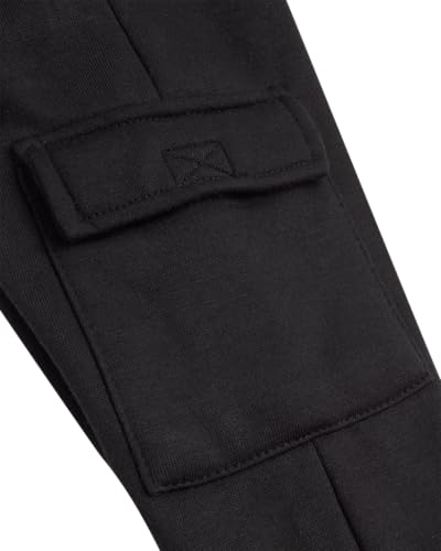 Quad Seven Active Toddler Boys Sweatpants - 2 Pack Fleece Cargo Boys Athletic Jogger Pants and Basic Sweatpants (Sizes: 2T-7)3