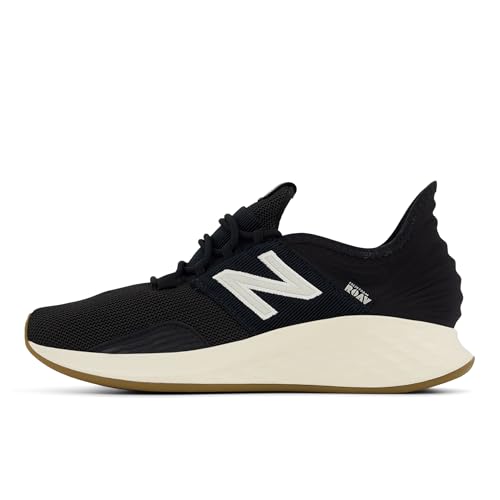 New Balance New Balance Women's Fresh Foam Roav V1 Running Shoe, Black/Nb White/Permafrost, 9.5 W
