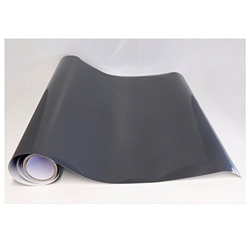 Adzif.biz Le sticker de decoration Rouleau adhésif - Papier Peint Autocollant - Gris foncé Brillant (3 m x 61,5 cm)