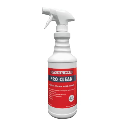 StonePro Pro Clean Neutral No-Rinse Stone Cleaner 32oz (RTU)