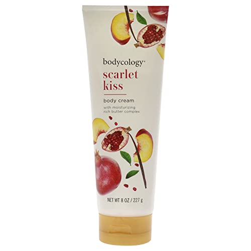 Bodycology Scarlet Kiss For Women 8 oz Body Cream, 236.59 ml (Pack of 1)