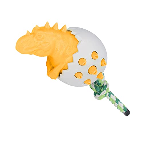 Dinosaur Egg Dog Chew Toys, Multifunction Cotton Knot Rope