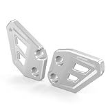 NICECNC Hinterer Bremszylinder-Schutz Compatible with BMW R1250GS Adventure 2018-2023, R1250GS 2018 2019 2020 2021 2022 2023, R1250GS Accessories, Silver